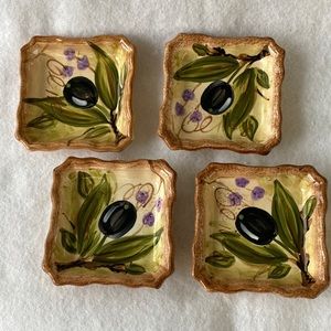 Dipping Dishes - Olives Tabletop Unlimited 4 Dipping Dishes